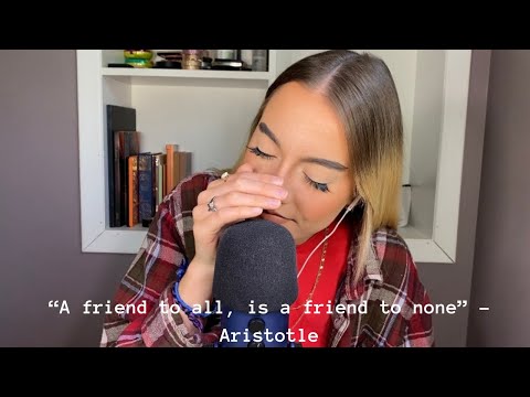 ASMR | whispering Aristotle quotes