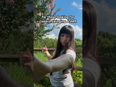 Camera Swinging ASMR #asmr #outside #visual #triggers