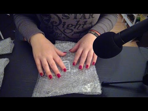 ASMR Bubble Wrap (no talking, plastic sounds, crinkles, bubble poppin)