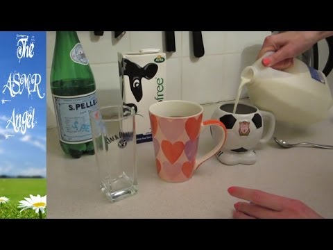 ASMR - Binaural Making Tea with whisper