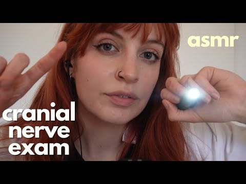 ASMR fast cranial nerve exam - roleplay