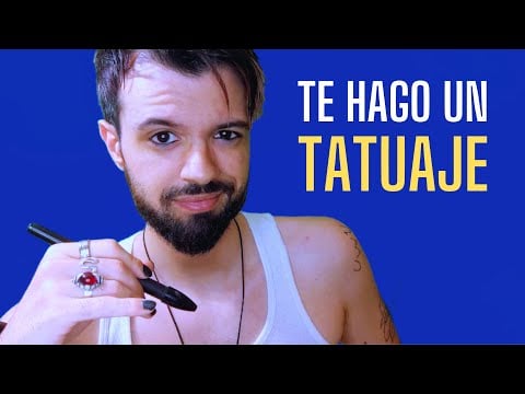 TATUADOR poco profesional | ASMR roleplay chico español