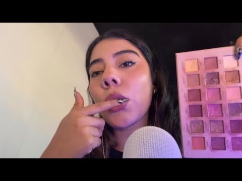 ASMR | SP1T PAINTING MAQUILLANDOTE 💗extra rápido💅🏼 fast and agressive 