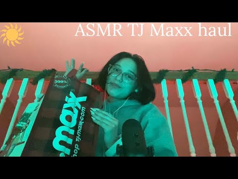 ASMR TJ Maxx haul (Christmas gifts + lots of tingles) ✨