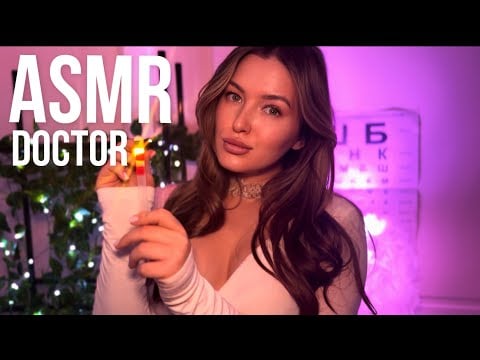 АСМР Нежный приём врача-офтальмолога ASMR Eye Exam Role play