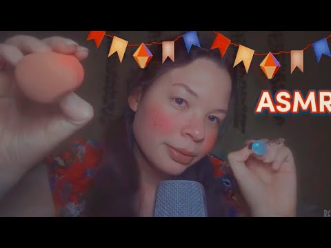 ASMR: TE MAQUIANDO PRO SÃO JOÃO 💤✨