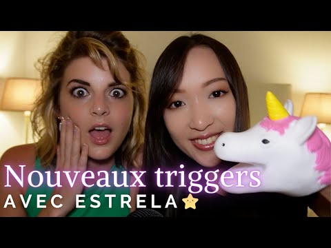 ASMR | NOUVEAUX DECLENCHEURS avec @ASMREstrela ⭐️