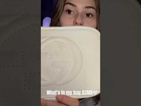 Full video on my channel🤍 #whatsinmybag #asmrvideos #triggers #gucci #fypシ゚ #fyp #asmrsound #relax