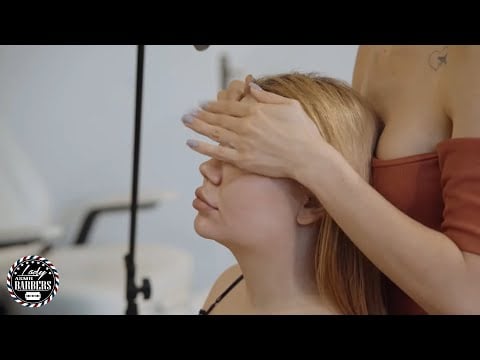 Peaceful ASMR Head Massage by Barber Lady Adel for Girls