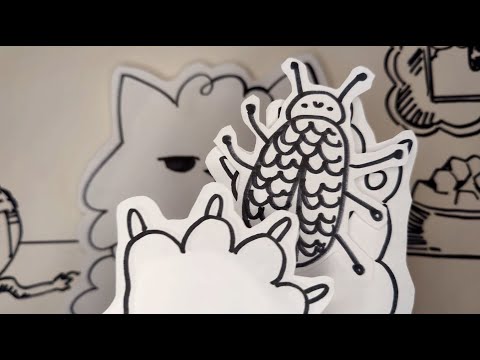 Squishing Paper Kitty Toys [ASMR: Super Crinkly, No Talking]