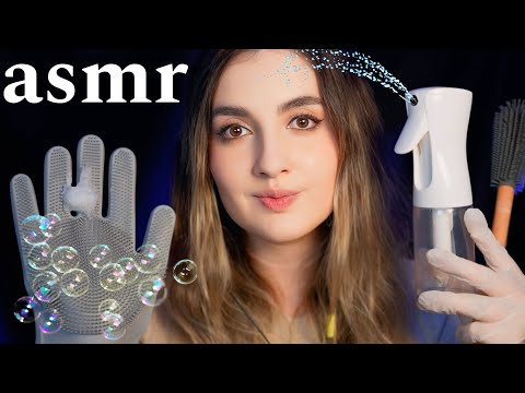 asmr LIMPIO LA PANTALLA DE TU CELULAR POV 📱 Ale ASMR español