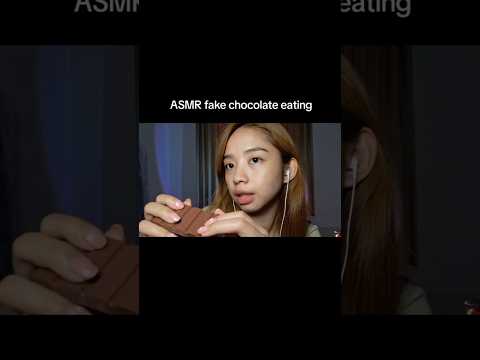 Fake 🍫 eating #asmr