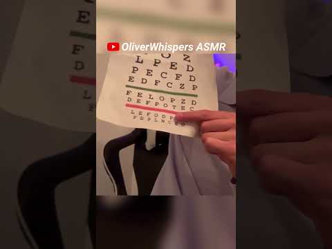 1 Minute Eye Test #asmr #asmrsounds