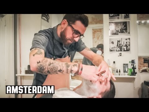 💈The Amsterdam Wet Shave At Cut Throat Barber & Coffee | Amsterdam Holland
