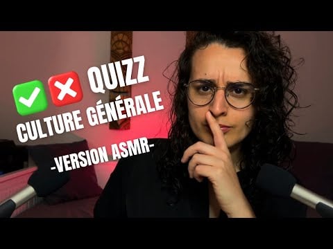 ASMR FR | 20 QUESTIONS DE CULTURE GÉNÉRALE (DIFFICILE) 🤯