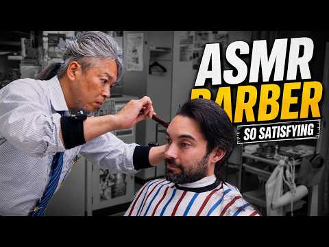 💈✂️🇯🇵  ASMR Barber Mr. Miwa (THE WOLF)-  Izumi Hair Sunwolf Cuts Regan the Vegan's Hair イズミヘアーサンウルフ