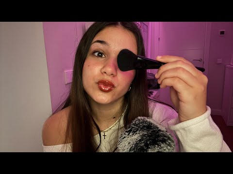 ASMR para dormir | brocha + lipgloss (y hablamos) ☁️ 