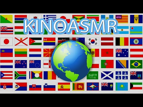 ASMR en Español 🏁 Todas las banderas del mundo 🌍❤️