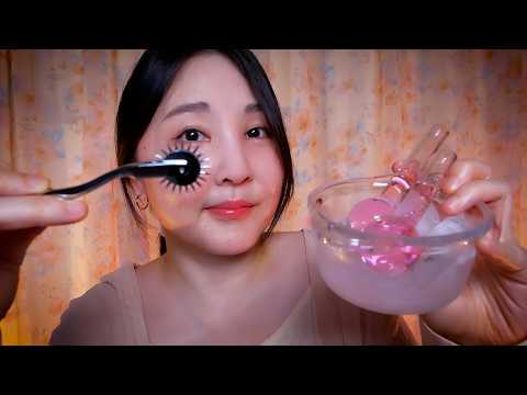 피부 감각 TEST ASMR｜Relaxing Facial Sensation Tests