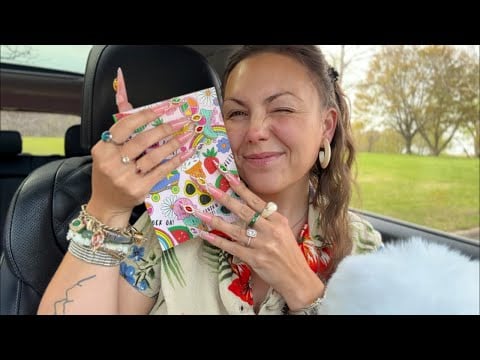 asmr/ crunchy clacky XL nails, Dollar Tree items, + my bestie’s birthday🥳💛