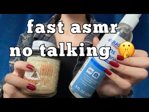 fast, kinda aggressive asmr 🏃‍♀️💨 (no talking asmr) || lofi asmr