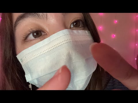 ASMR ~ Mask Triggers, Rambles, Hand Movements 