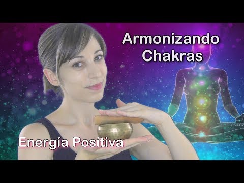 ASMR ESPAÑOL . Limpieza de  Chakras . Cuenco Tibetano . Armonizando Energías . Positividad . Reiki