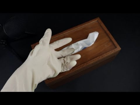 Tissue box tapping, scratching ASMR💦