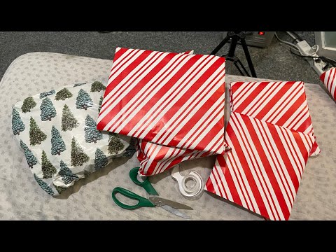 ASMR Wrapping Christmas presents No Talking ( for my baby 👶🏼 🎁)