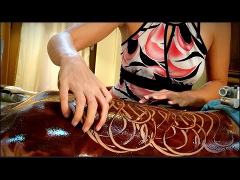 CHOCOLATE ASMR MASSAGE & Brushing | Sleep Relaxation | Hawaii