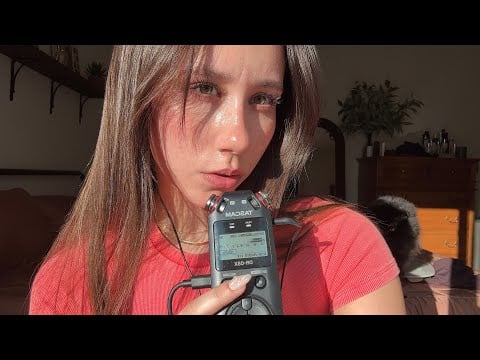 ASMR | Fast Tascam Mouth Sounds and Hand Movements