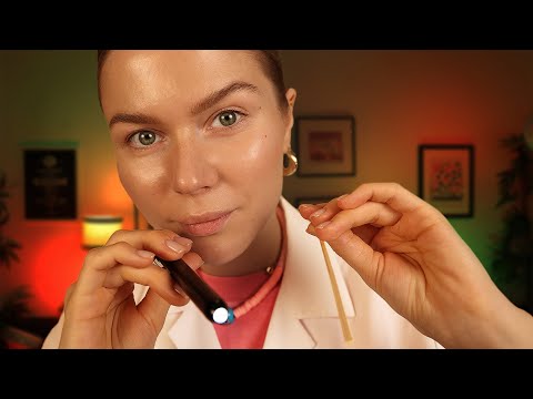 ASMR Cleaning Your Skin & Taping ~ Face Examination RP