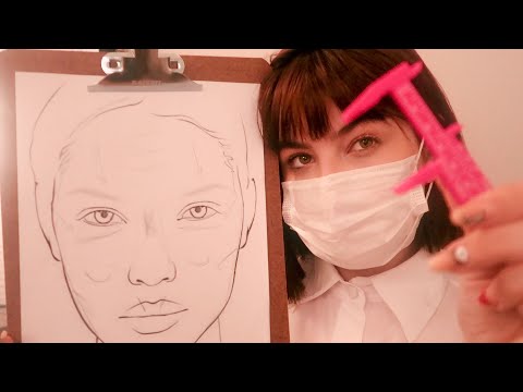 ASMR - FAZENDO HARMONIZAÇÃO FACIAL EM VOCÊ!