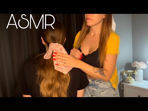 ASMR Hairbrushing, Hair Play, Ponytails/Braiding #asmr #asmrhairbrushing #hairbrushing