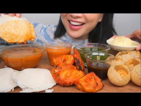 INDIAN FOOD LIGHT SNACK (ASMR EATING SOUNDS) NO TALKING | SAS-ASMR