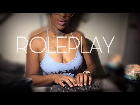 ASMR Receptionist roleplay