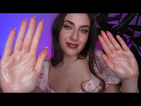ASMR Deutsch Traumhafte Öl Massage | Face Massage with Oil (Ear Massage, Hand Movements, Oil Sounds)