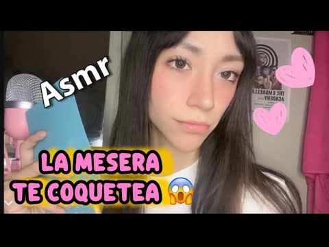 La mesera te coquetea-roleplayASMR