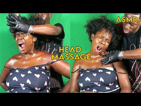Asmr full Head Scalp Scratch Massage, Neck & Shoulder Massage for Sleep & Relaxation