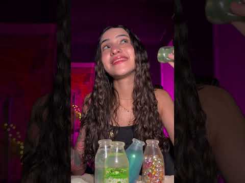 *ASMR* Minhas GARRAFAS de ASMR 🍾