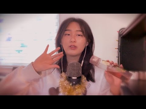 ASMR 💬 inaudible whispers, water sloshing, reading to you, unintelligible
