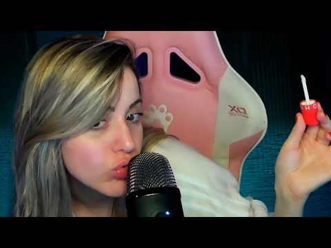 ASMR - DUVIDO NÃO DORMIR COM ESSES SONS DE BOCA E EARLICKING!!