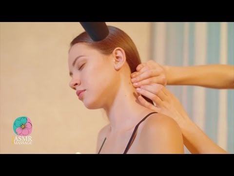 Stress-Relieving ASMR Massage Using Tools