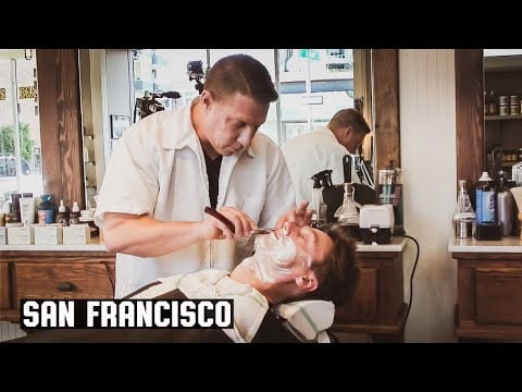 The San Francisco Wet Shave - Haircut Harry Experiences Peoples Barber & Shop | California