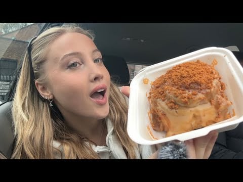 asmr eating at viral food places in london 