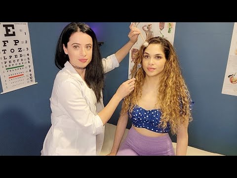 ASMR Head to Toe Assessment Full Body | Unintentional Real Person ASMR | Abdomen, Cranial, Back Exam