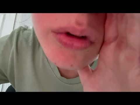 ASMR Mouth Sounds and Hand Movements