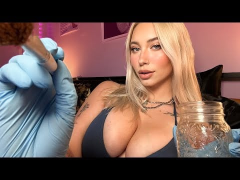 Sticky Skin Exam... and Facial Cleaning (ASMR)