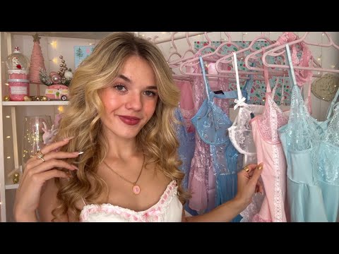 ASMR Holiday Lingerie Boutique Roleplay ⊹˚₊💖₊˚⊹