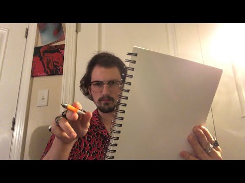 ASMR Artist Draws You In 5 minutes (lofi)